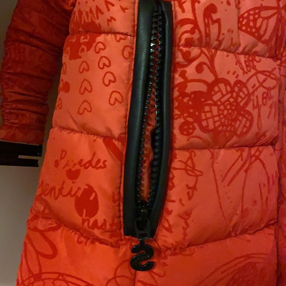 🎁 Unique Desigual gorgeous girls coat - Picture 4 of 10